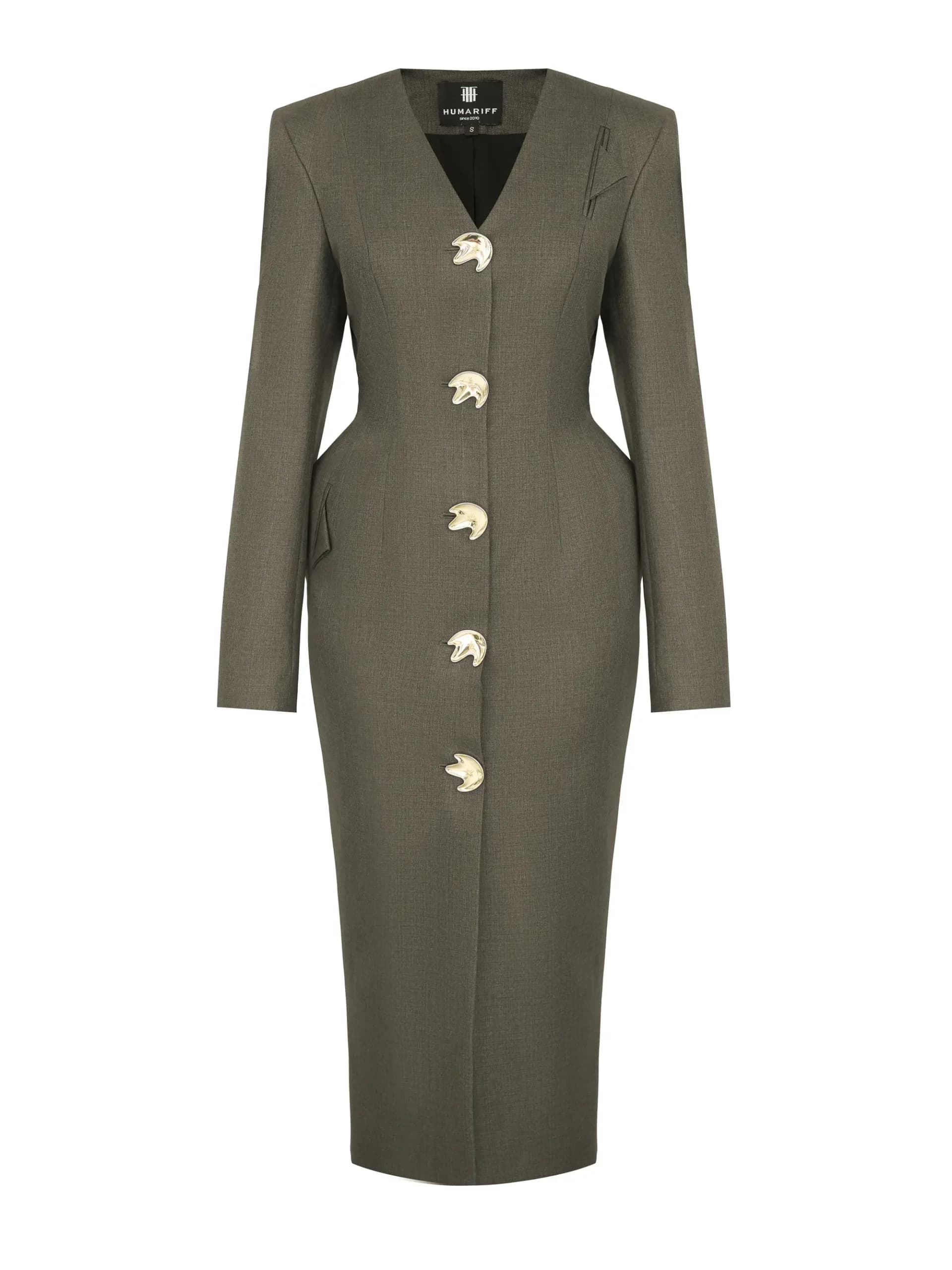 HUMARIFF Силуэтное платье-пиджак «Mugler Moco» — Art of Living Collection