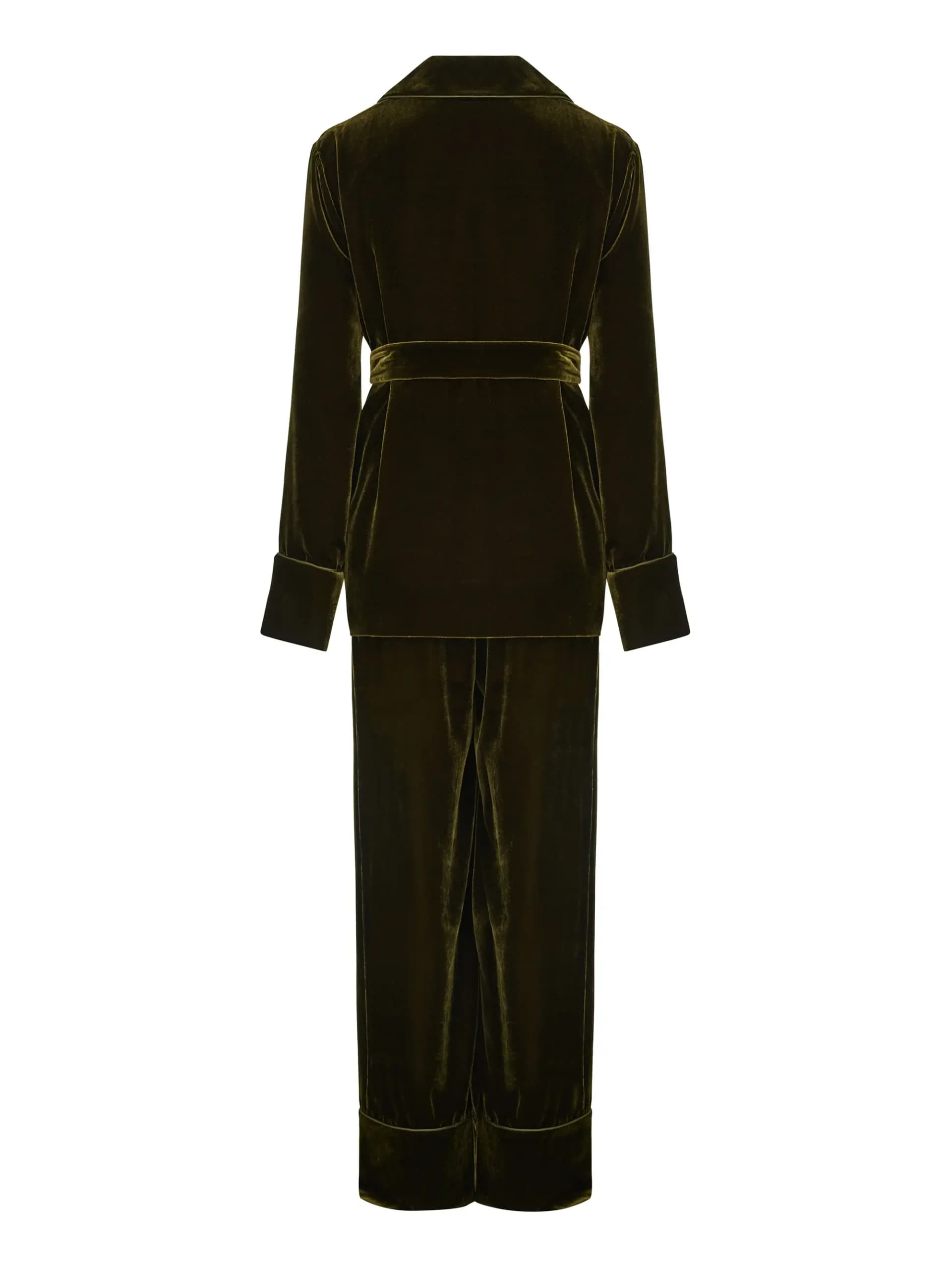 Бархатный костюм «Olive»