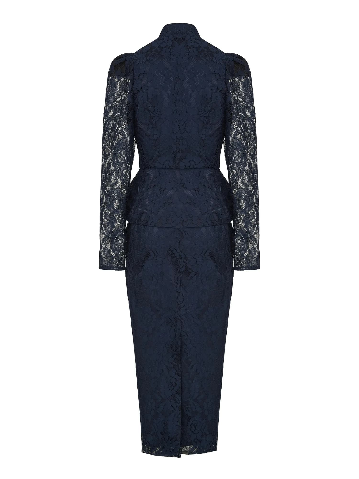 Кружевной костюм «Navy» с длинным рукавом