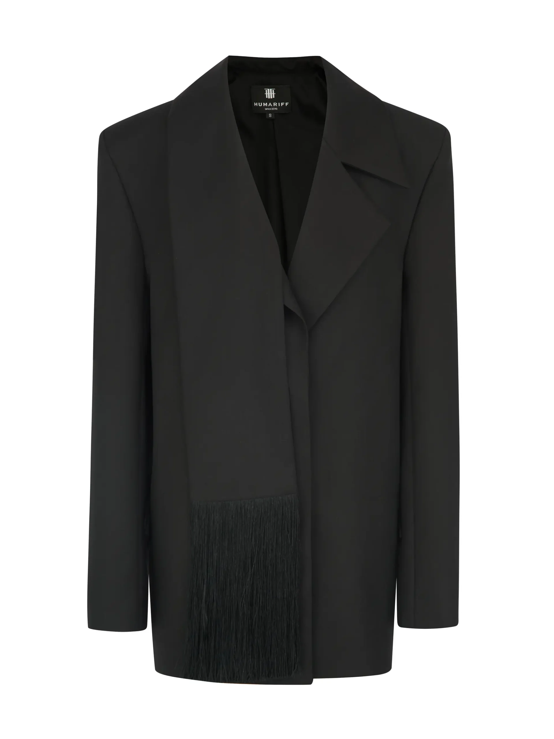 Fringe Blazer Black Opium — HUMARIFF