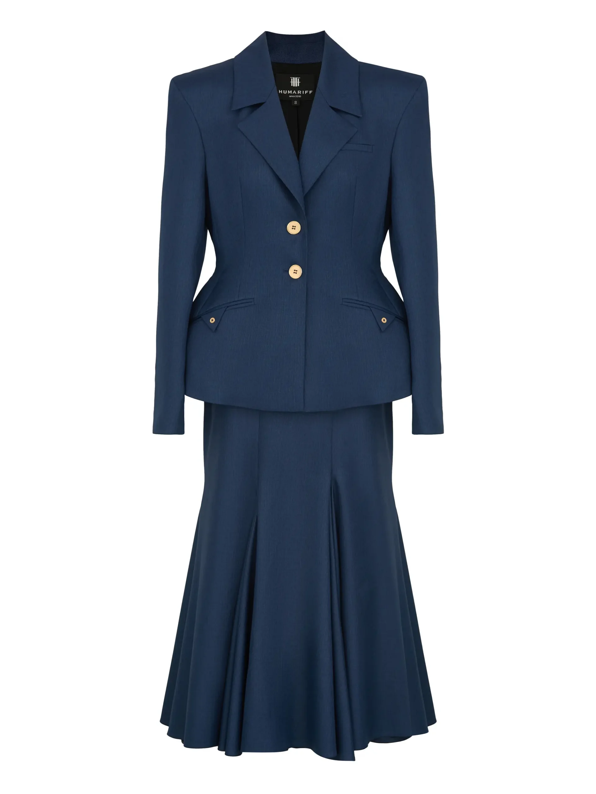 Humariff Силуэтный пиджак Navy — Living Motion Collection
