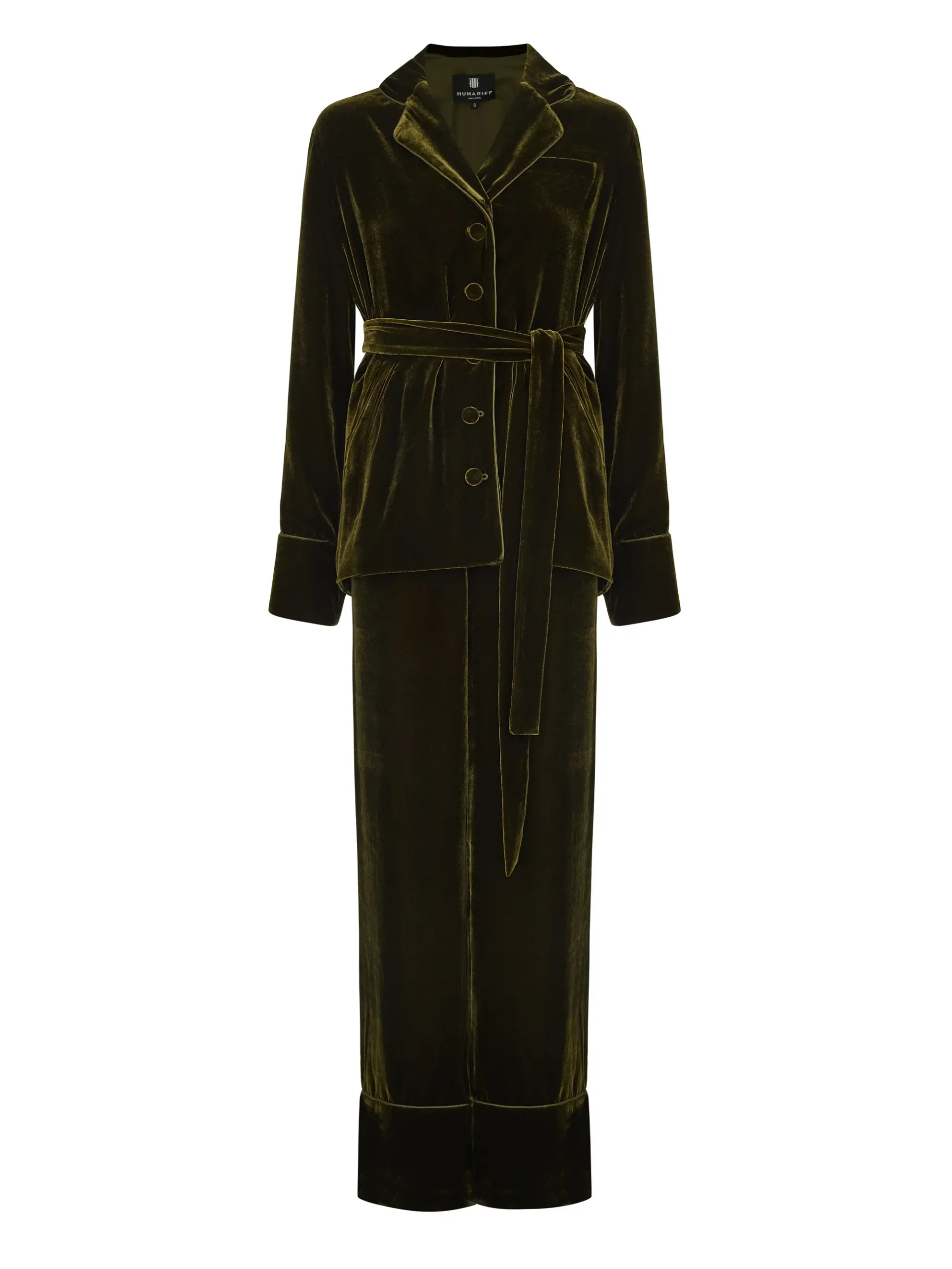 Velvet Suit Olive — HUMARIFF