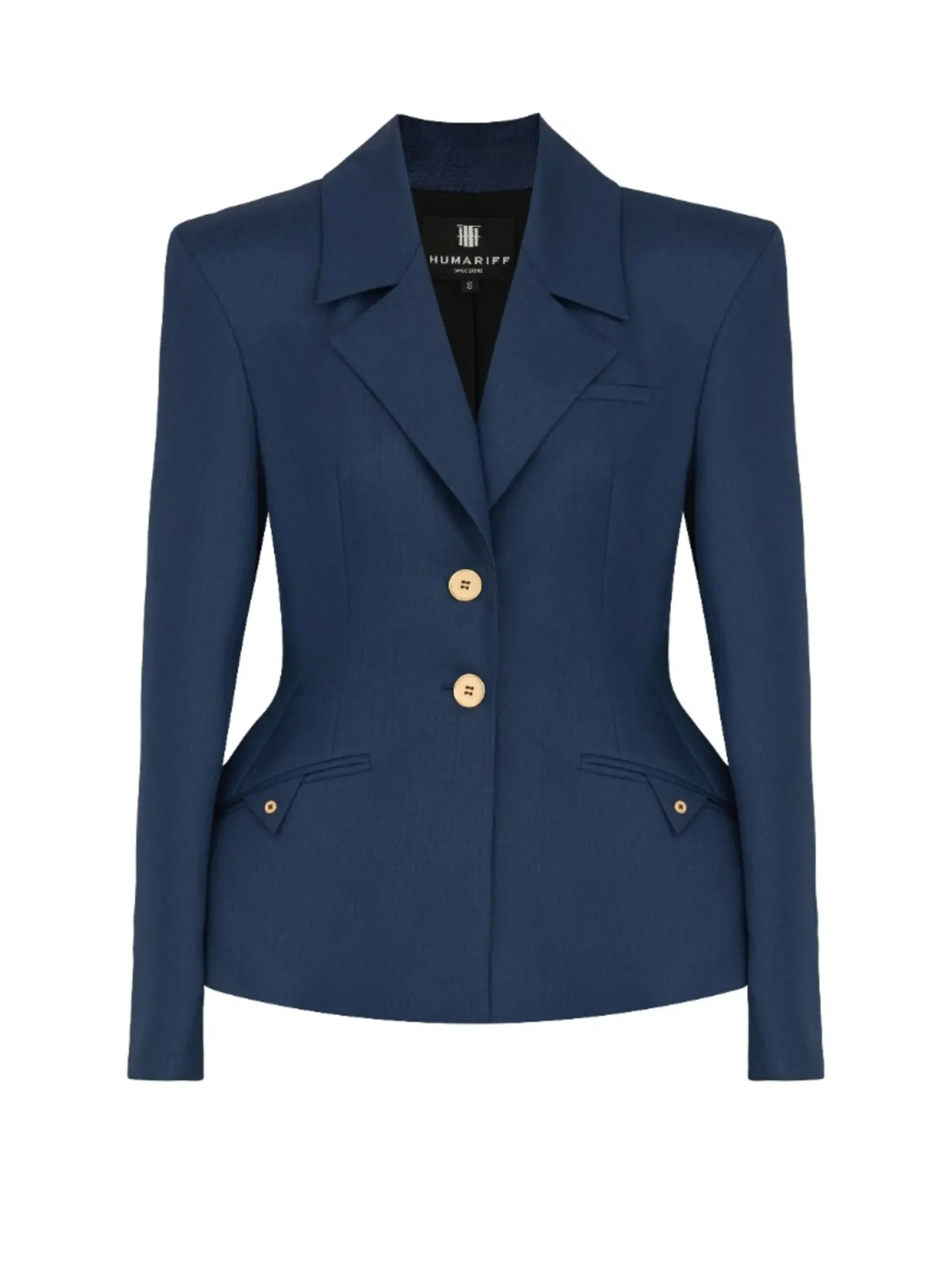 Tailored Blazer Navy — HUMARIFF