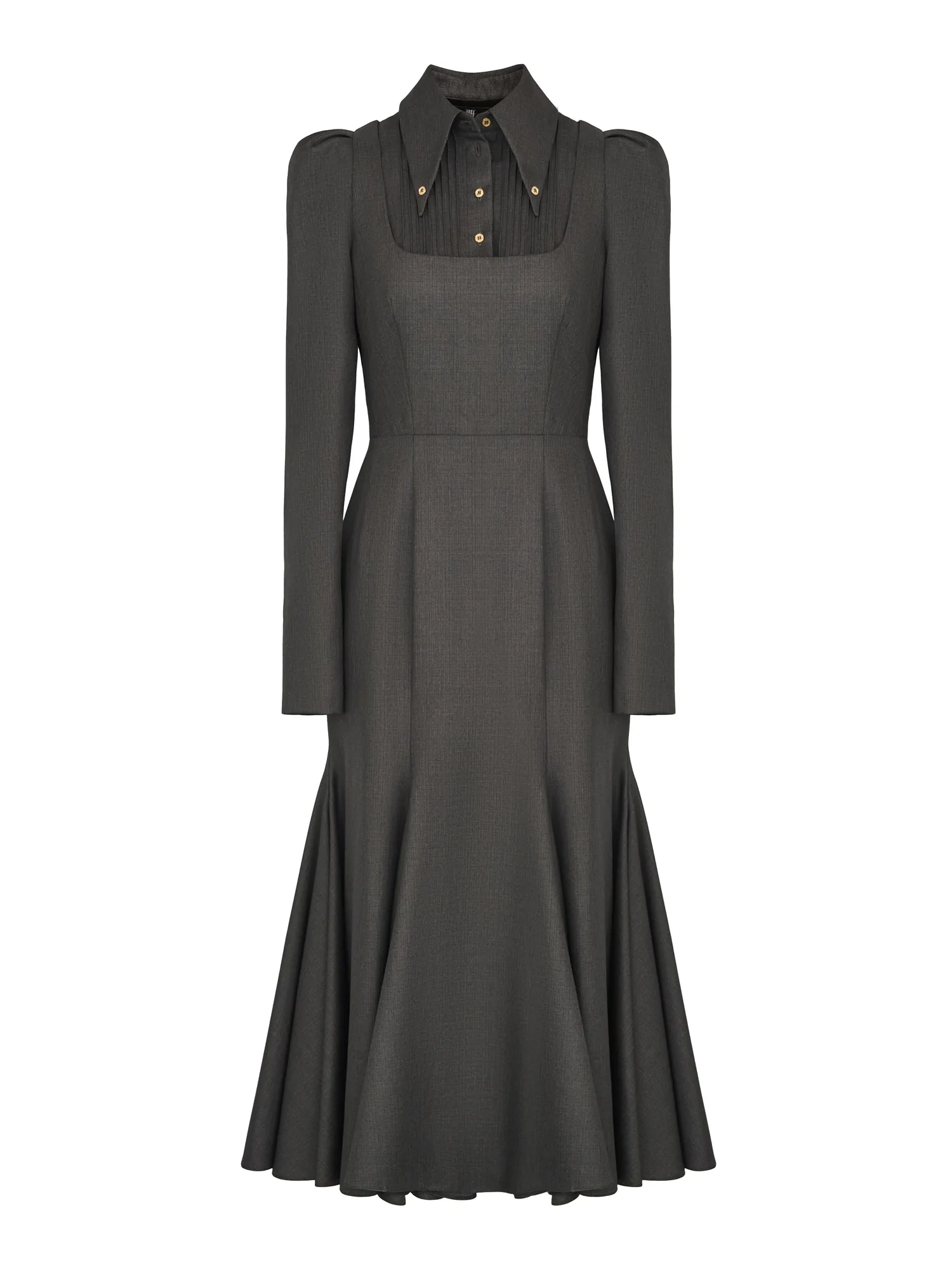 Maxi Godet Dress Graff — HUMARIFF